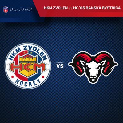 HKM Zvolen HC 05 Banská Bystrica Tipos extraliga 2023 2024 13 10