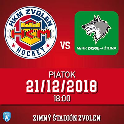 HKM Zvolen - MsHK Žilina 21.12.2018