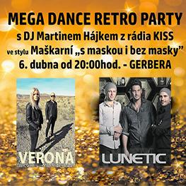 LUNETIC A VERONA <br> Mega Dance Retro Party