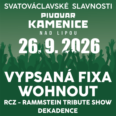 Svatováclavské slavnosti / Pivovar Kamenice nad Lipou / 26.09.2026
