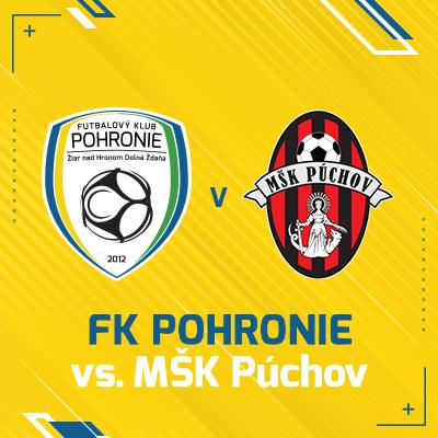 FK POHRONIE - MŠK Púchov |  MONACObet liga