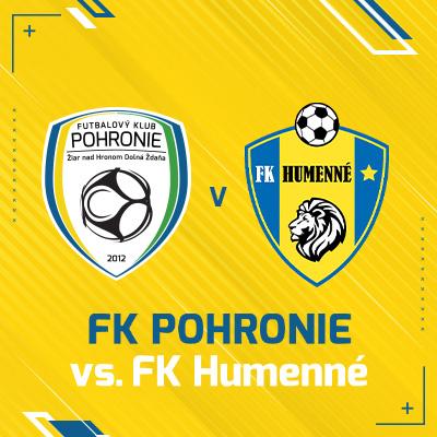 FK POHRONIE - FK Humenné | 2. liga