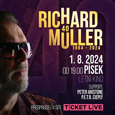 Richard Müller – 40 let na scéně / Letní kino Písek / 01.08.2024
