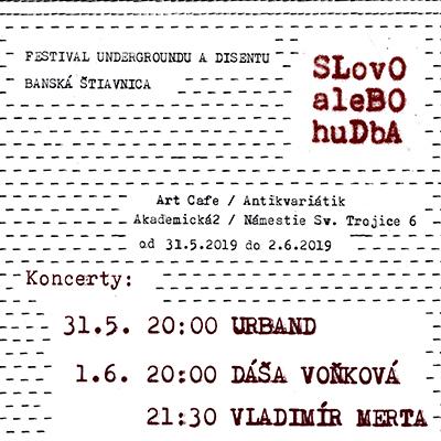 SLovO aleBO huDbA festival 2019 / PERMANENTKA