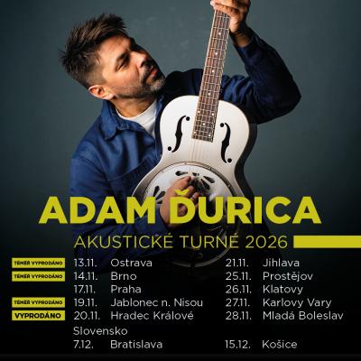 ADAM ĎURICA - akustické tour / přehled