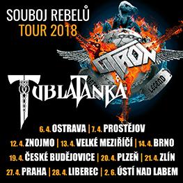 Souboj Rebelů Tour 2018 <br> Citron & Tublatanka <br>Prostějov