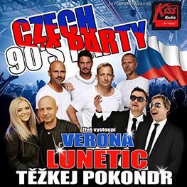CZECH 90´s PÁRTY <br> s podporou rádia KISS