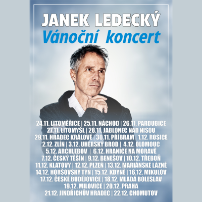 JANEK LEDECKÝ VÁNOČNÍ KONCERT 2025 / přehled