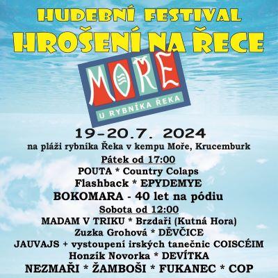 Dvoudenní hudební festival HROŠENÍ NA ŘECE 2024