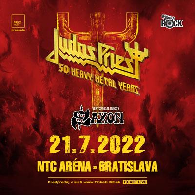 Judas Priest a Saxon - Bratislava