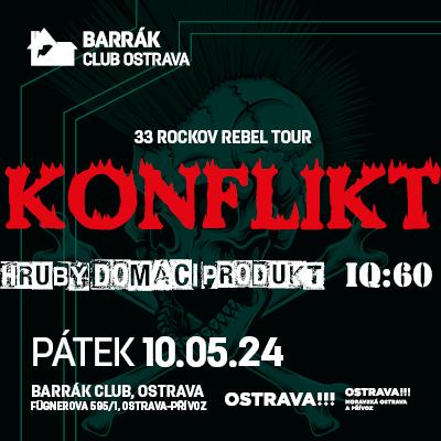 Konflikt | HDP | IQ:60 / Barrák Music Club Ostrava / 09.04.2024