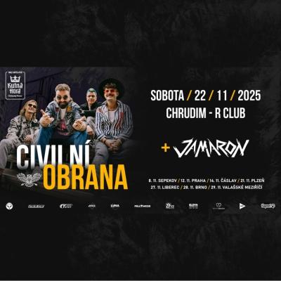 CIVILNÍ OBRANA + Jamaron / R Klub Chrudim / 22.11.2025