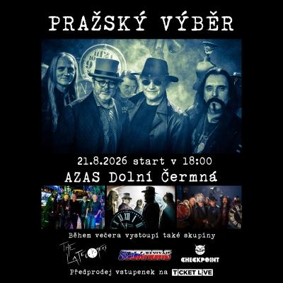 Pražský výběr a The Latecomers, Checkpoint, Scorpions Revival / Areál zdraví a sportu Dolní Čermná / 21.08.2026
