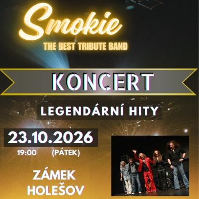 SMOKIE THE BEST TRIBUTE BAND - live koncert / Zámek Holešov / 23.10.2026