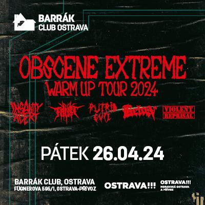 OEF warm-up - Insanity Alert | Faüst | Beton | Putrid Evil | Violent Reprisal / Barrák Music Club Ostrava / 26.04.2024