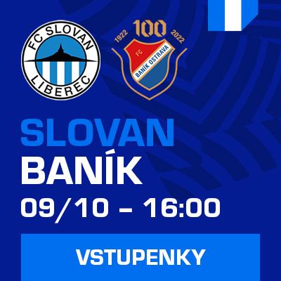 FC Slovan Liberec X FC Baník Ostrava // 9.10.2022