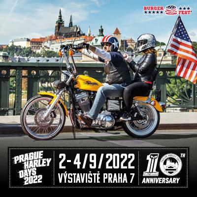 10. výročí Prague Harley Days + Burgerfest